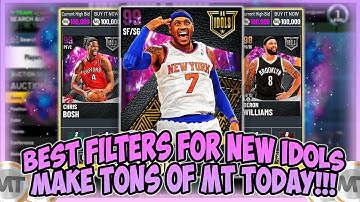 NBA2K21 - BEST NEW SNIPE FILTERS TO USE NOW!! MAKE TONS OF MT SNIPING THESE NEW CARDS!! DM MELO!!