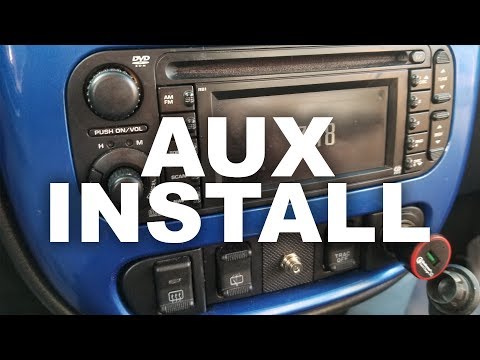 Adding AUX input to Chrysler and Dodge Radios