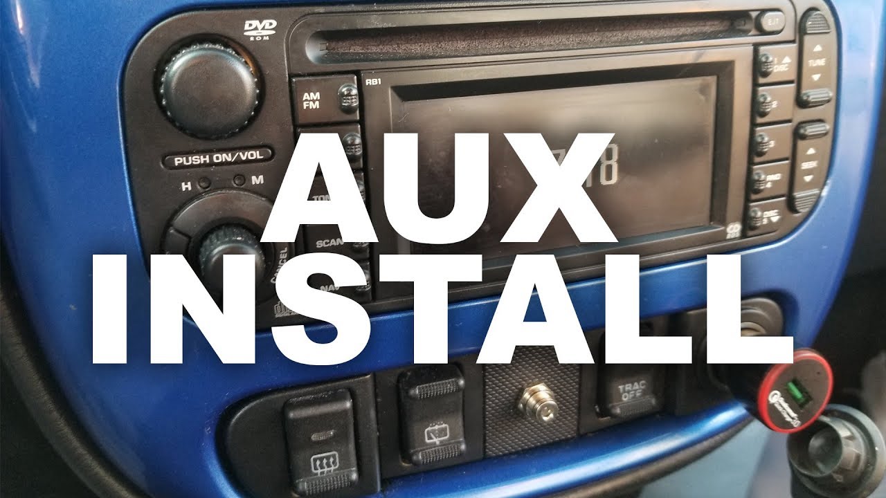 chrysler voyager aux input