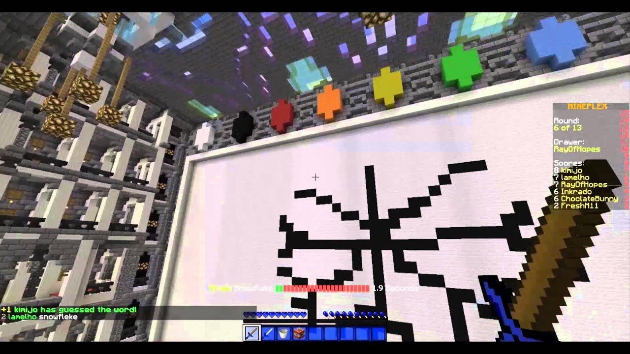 [Minecraft] DrawMyThing #1 - Wie soll ich das denn bitte malen?! - YouTube