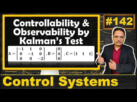 2. Controllability and Observability by Kalman's Test in State Space Analysis