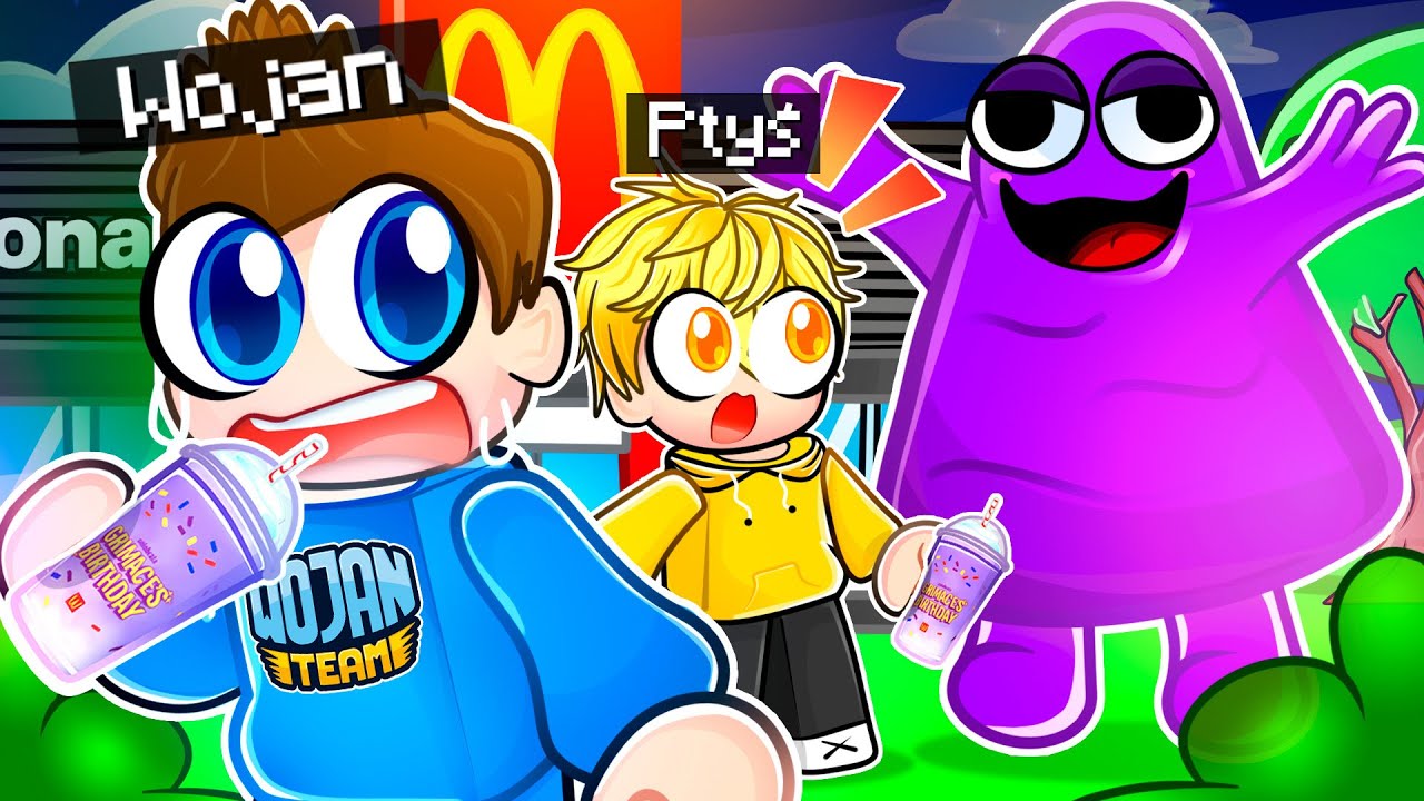 Uciekamy od GRIMACE z McDonald's w ROBLOX!