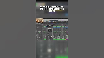 Using the legendary Dr  Dre SSL Compressor on Drums