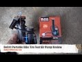 Begrit portable bike tire foot air pump review