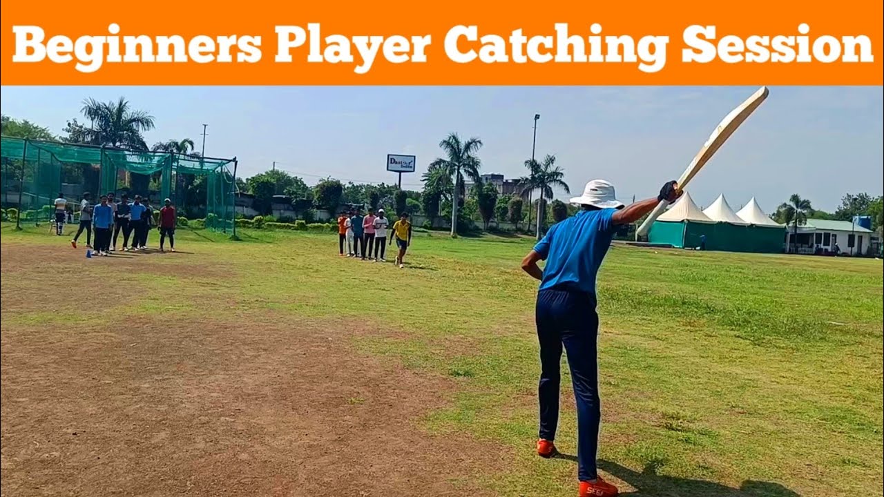 Beginners Player Catching Session | Indore Cricket Club | ICC | Coach  Prajwal Joshi