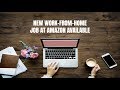 Work-From-Home Jobs Available at Amazon 