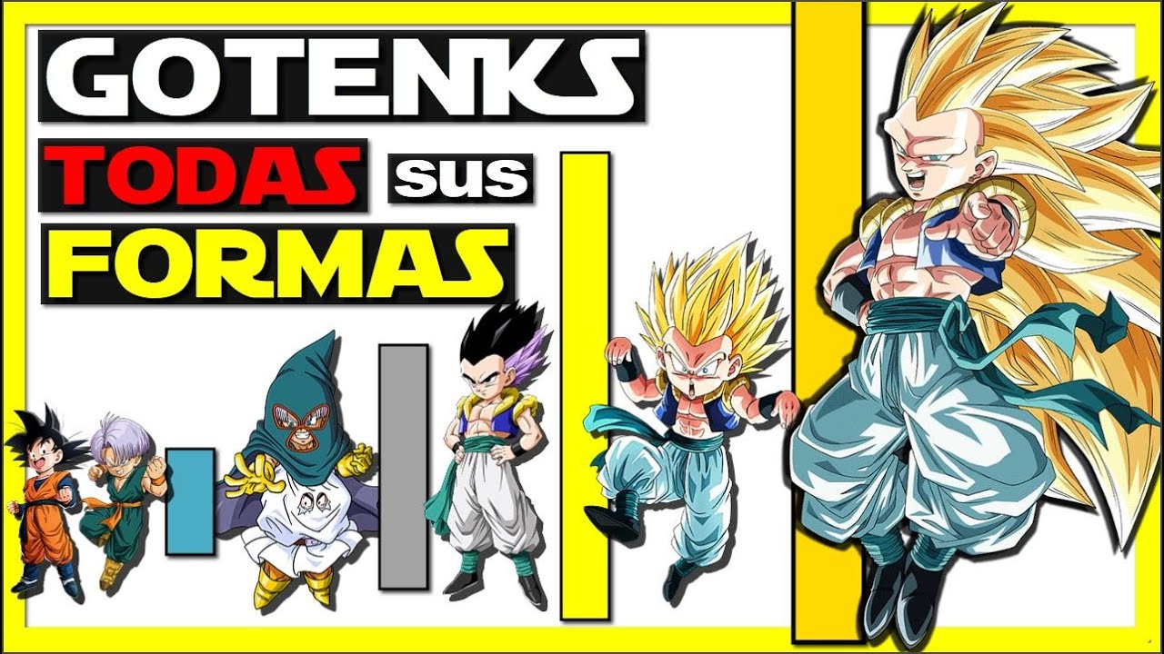 ¿Que tan PODEROSO es GOTENKS?🔥|| Todas sus TRANSFORMACIONES✨|| Poder e HISTORIA💪 || Compilación