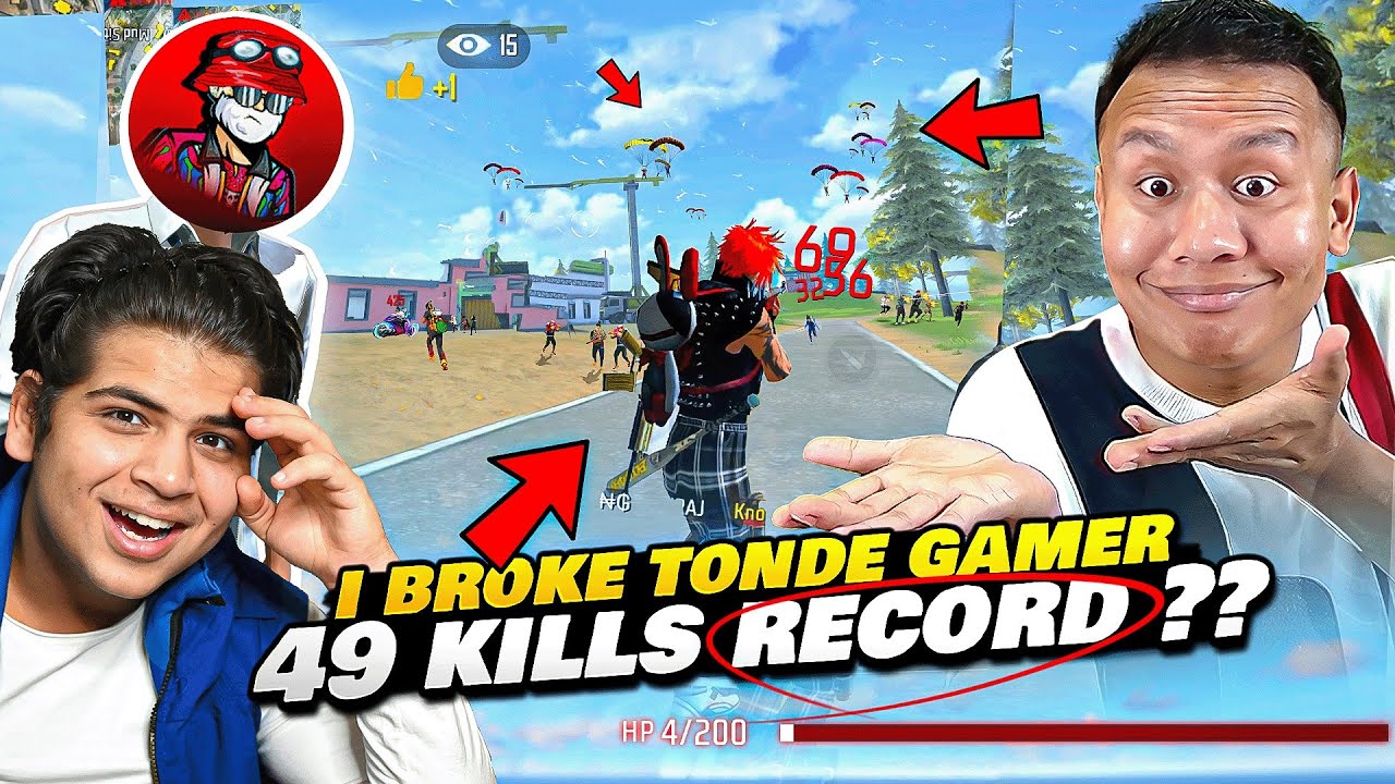 Highest 49 Kills Challenge Finally Completed ✔️with ‪@TgrNrz‬ 😎 -Free Fire