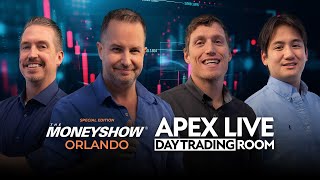 APEX LIVE DAY TRADING ROOM LIVE FROM THE MONEY SHOW - 2025.10.17