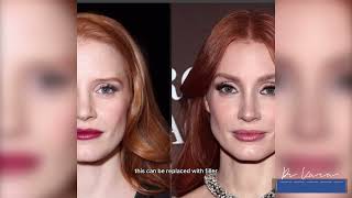 Celebrity Aesthetics Jessica Chastain ageing like a fine wine