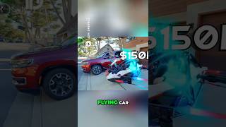 Flying Car vs Normal Car Race to Work Challenge! #beastmode #survival #trending