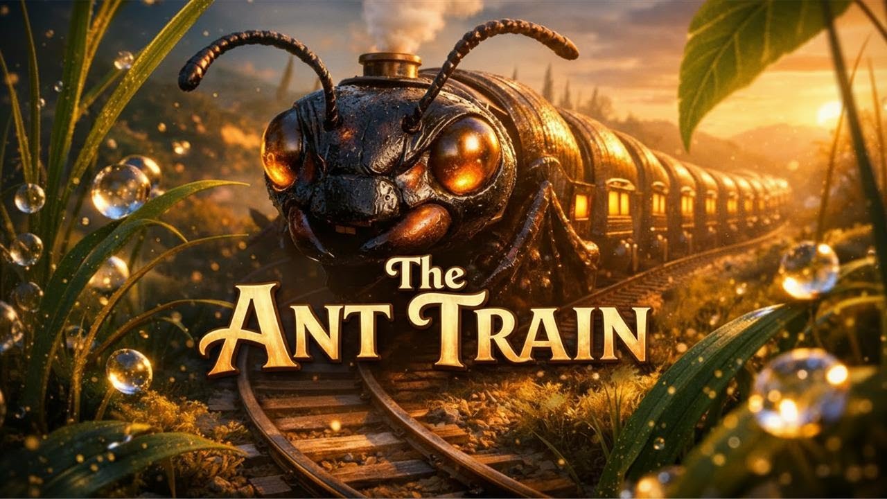 Il Treno delle Formiche 🐜🚂 Partiamo, piedini piccoli, viaggio meraviglioso nel mondo! 🌈✨