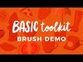 Basic toolkit  bardot brush  awesome brushes for procreate