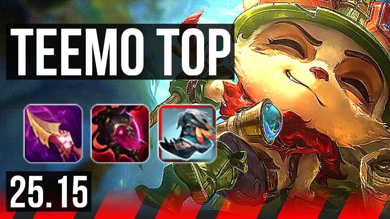 TEEMO vs TRYNDAMERE (TOP) | KR Master | 25.15