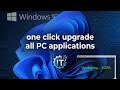 How to Update Windows All Applications using ONE single "CMD" Command!