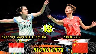 Badminton Gregoria Mariska vs Chen Yu Fei Women's Singles
