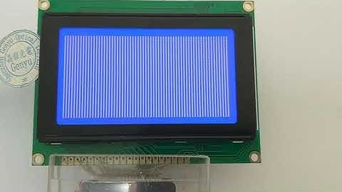 Genyu Mono Graphic COB Display 128*64 LCD Module LCM with Blue/Yellow-Green Color