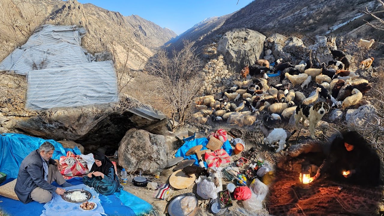 Жизнь ради выживания: Самый трудный день в жизни иранских кочевников: Переселение в горную пещеру
