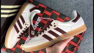 ADIDAS SAMBA PONY TONAL WALES BONNER CREAM WHITE IE0586 - YouTube