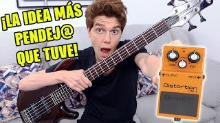 ¿Cómo CHINGAD0S Suena Un Bajo Con Un PEDAL DE DISTORSIÓN DE GUITARRA?