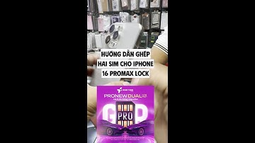 GHÉP 2 SIM IPHONE 16 PROMAX AUTO NHƯ QUỐC TẾ Hưng Thịnh  Mobile