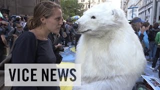 Protesters March Against Climate Change: Flood Wall Street