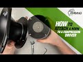How to attach a horn to a 1 exit and 2 exit compression driver