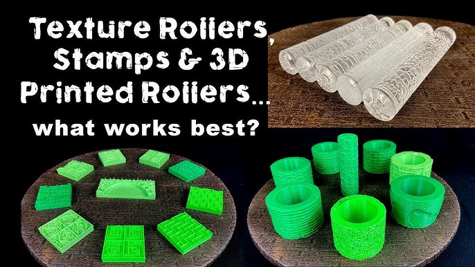 STL file LV pattern ROLLER PIN FOR POLYMER CLAY・Model to download and 3D  print・Cults