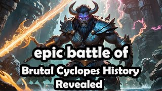 Brutal Cyclopes History Revealed | Brutal War Machine | Greek Mythology Explained
