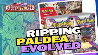Magikarp hunt - Pokémon Paldea Evolved Booster Box Surprises!