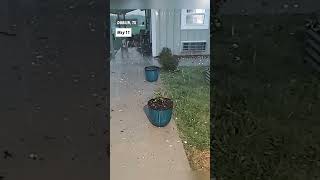 Giant Destructive Hail & 80 MPH Winds Pummel Communities