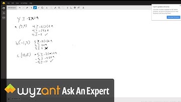 Determine which points satisfy the inequality.