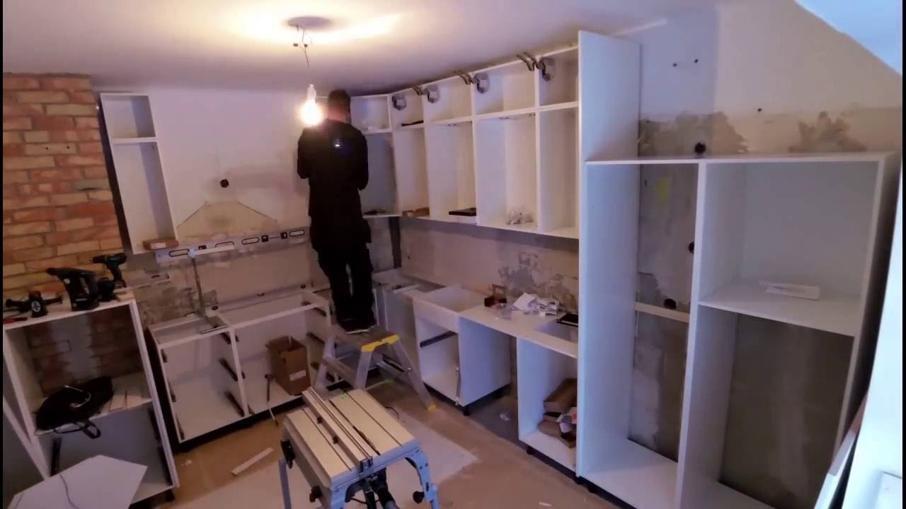 Kvik kitchen instalation timelapse youtube Kvik køkken xl