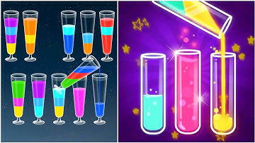 Water Sort Puzzle Gameplay 33 , Android Games ios Walkthrough Simulator Think Brain