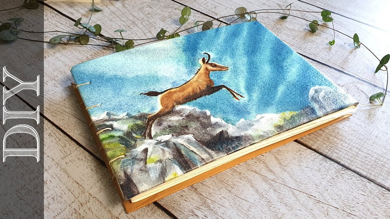 📕 Fabriquer sa couverture de carnet de croquis !