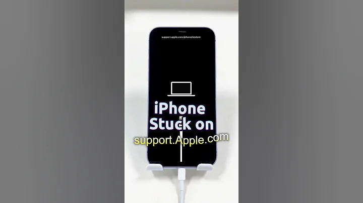 Fix iPhone Stuck on "Support.Apple.com" #recoverymode