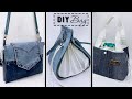 DIY JEANS BAG MAKING AT HOME ♥ No Spend Money