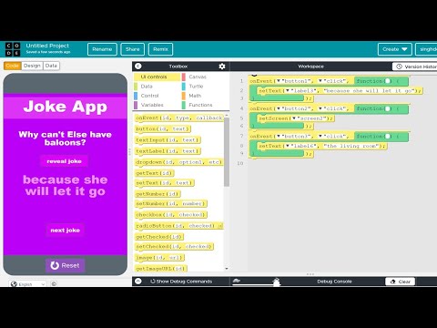 How to create an app using labels, images, buttons and sound - Episode 3 code.org AppLab