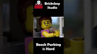 Beach Parking is Hard #lego #t1 #volkswagen