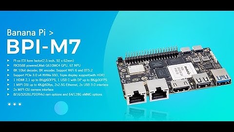 Banana Pi BPI-M7 RK3588 SBC how o burn image vs Raspberry Pi