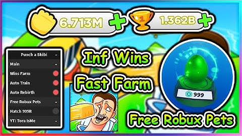 Roblox Punch a Skibi Script - Infinite Wins | Free Robux Pets & More