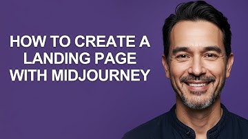 How to Create a Landing Page with Midjourney - KevinHowTo