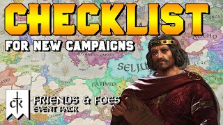 Beginner Checklist for New Campaigns in Crusader Kings 3