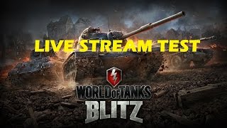 WORLD OF TANKS BLITZ | LIVE STREAM TEST (& NEW TANK MISSION!) screenshot 4