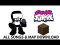 Friday Night Funkin&#39; Week 7 ALL SONGS  [Minecraft Note Block Cover] + MAP DOWNLOAD