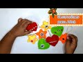 Tutorial:  Estrella y corazones de fieltro para colgar en el Árbol de Navidad (DIY)