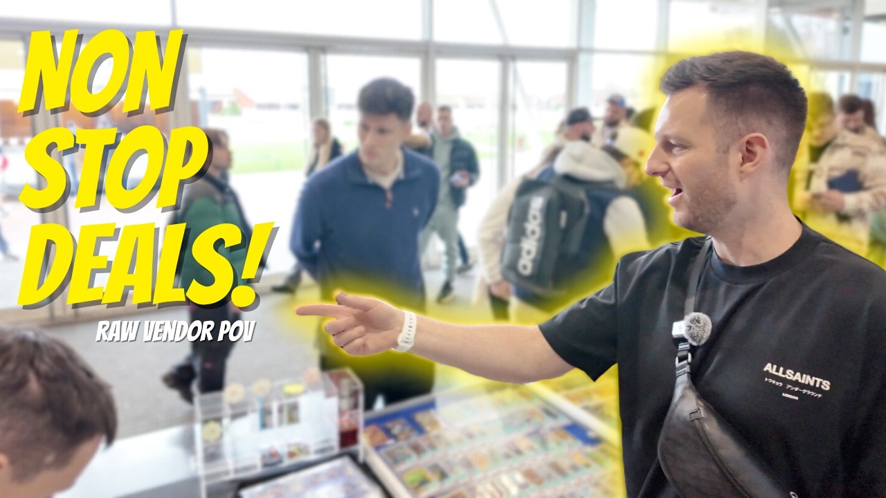 Sealed Pokemon Products Selling Like Crazy at a Packed Card Show | Raw Vendor POV