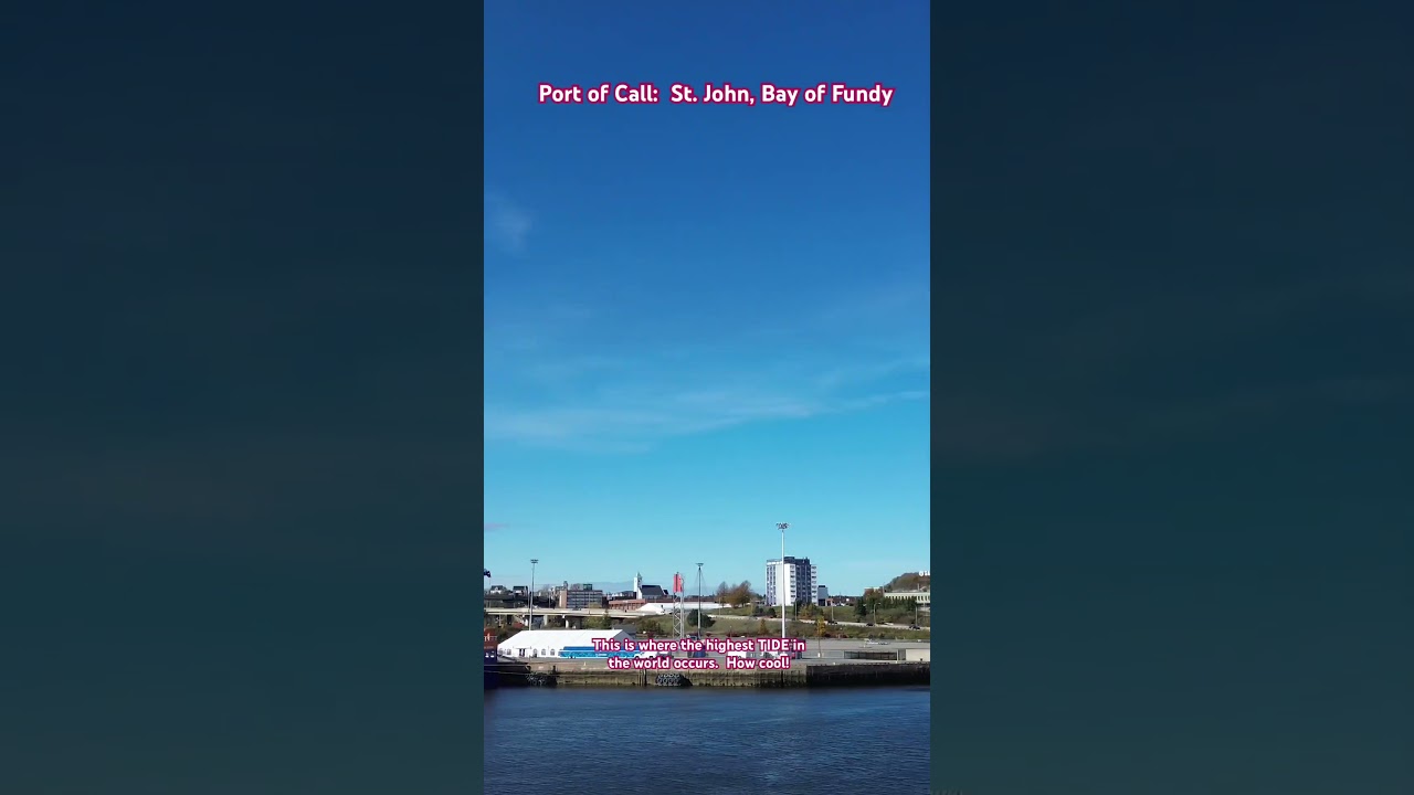 Next Cruise Stop:  Bay of Fundy 