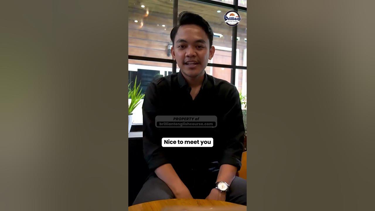 Nice to Meet You #nice #meet #belajarbahasainggris #kampunginggris #brilliantenglishcourse