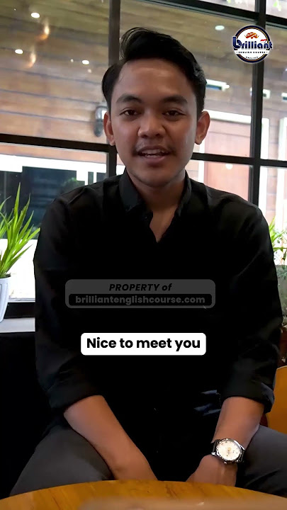 Nice to Meet You #nice #meet #belajarbahasainggris #kampunginggris #brilliantenglishcourse